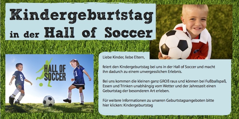 Hall of Soccer_Kindergeburtstag_Startseite HP